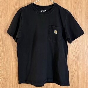 Carhartt Black Loose Fit Crewneck Short Sleeve Pocket Tee